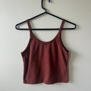 ARQ brown crop tank M